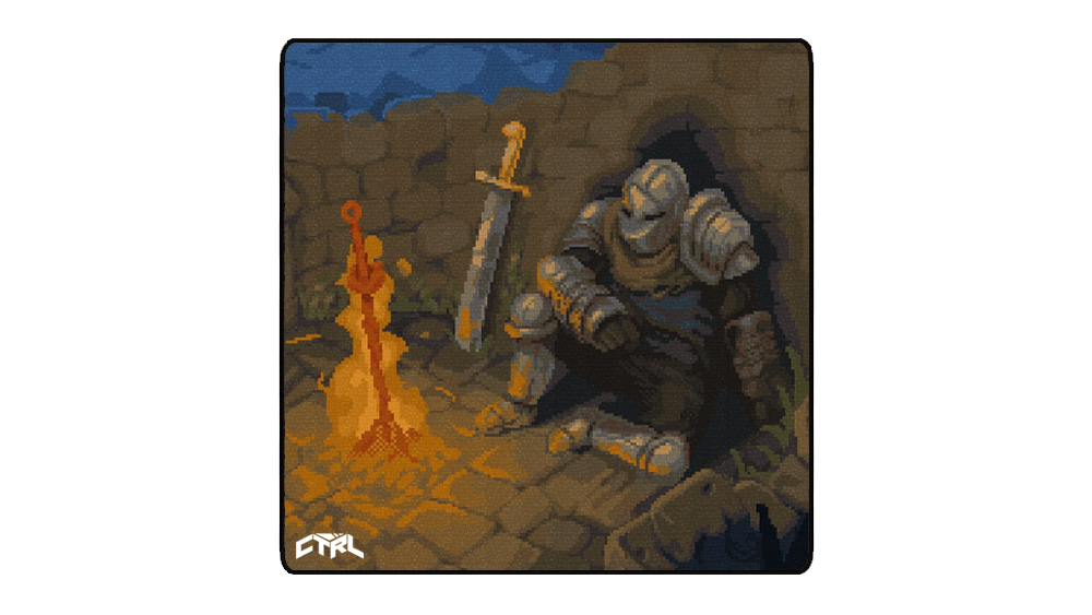 Pixelated Darksouls Campfire